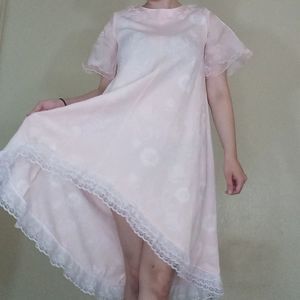 Handmade VTG pink dress